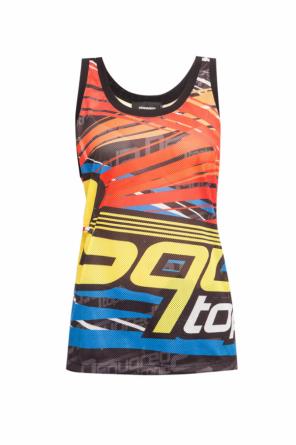 Wzorzysty top bez rękawów, zdjęcie 1 Wzorzysty top bez rękawów od Dsquared2